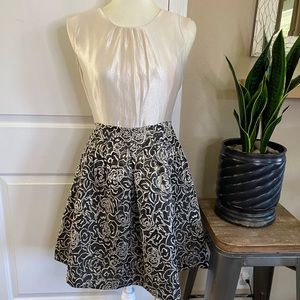 Sense Girl Metallic Gold Retro Style Dress